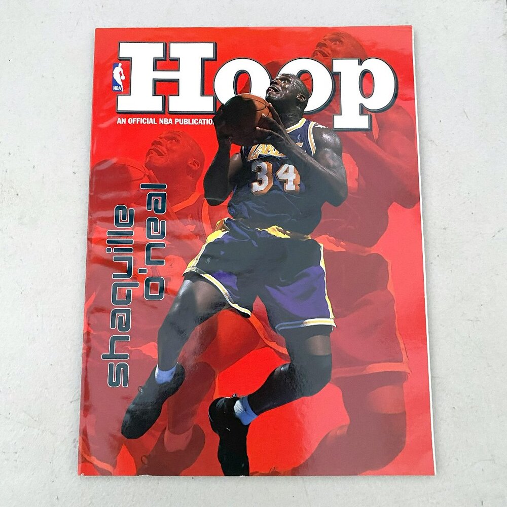 NBA Hoop Shaquille O’Neal Cover Official Magazine